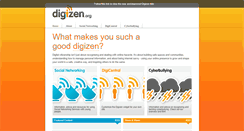 Desktop Screenshot of old.digizen.org