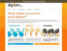 Tablet Screenshot of old.digizen.org